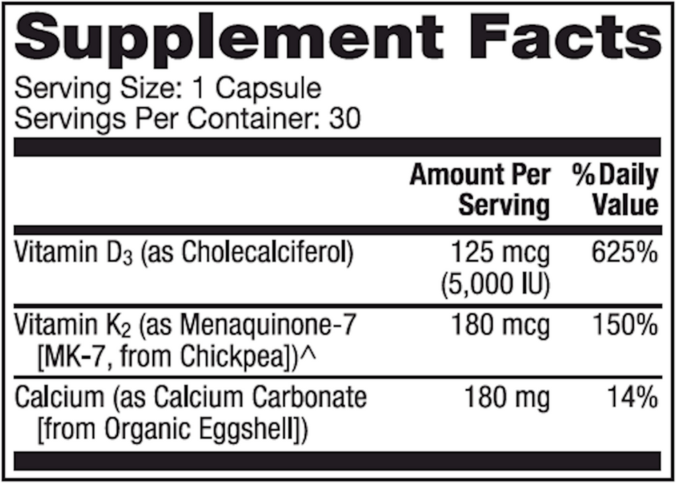 Dr. Mercola Calcium with Vitamin D3 + K2