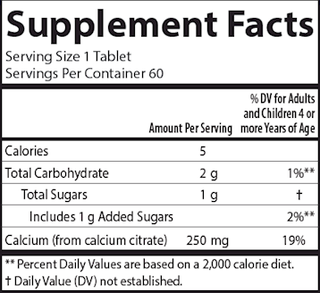 Kid's Chewable Calcium Citrate