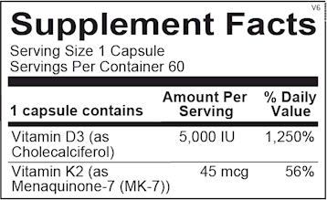 Vitamin D3 + K2