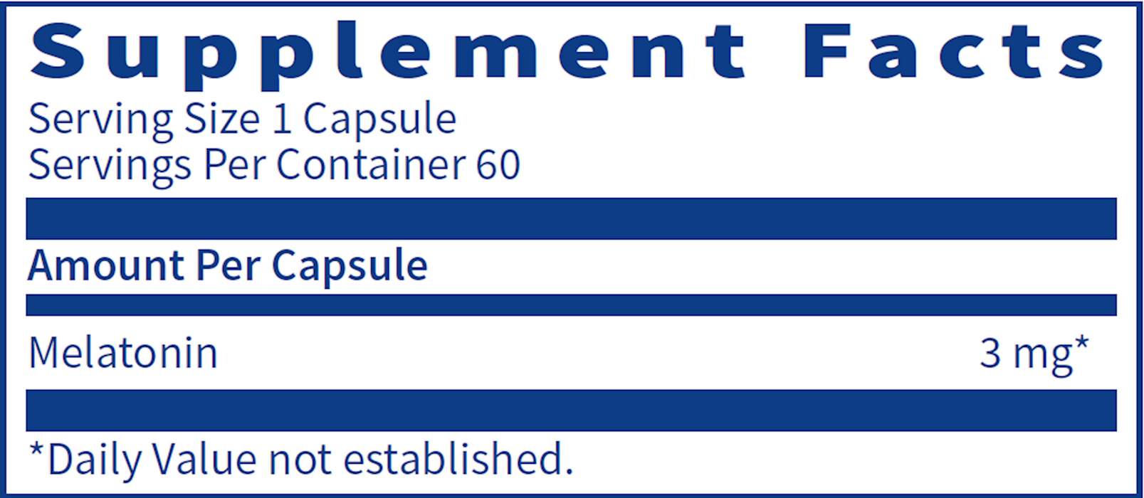 Melatonin (3 mg)