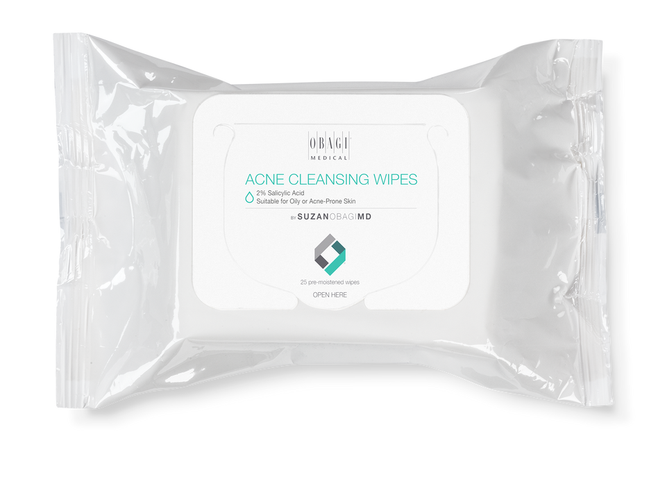 SUZANOBAGIMD™ On-the-Go Cleansing Wipes for Oily or Acne Prone Skin