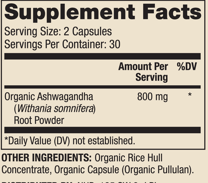 Dr. Mercola Organic Ashwaganda