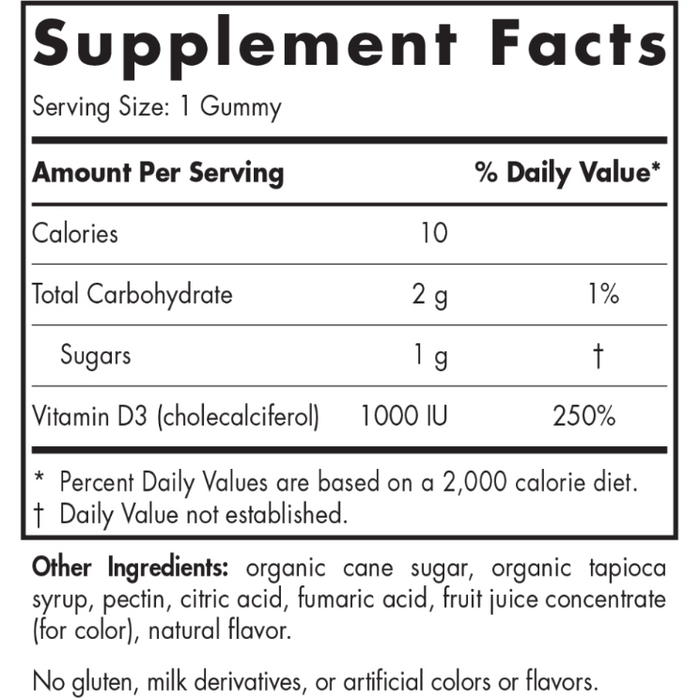 Vitamin D3 Gummies (1000 IU)