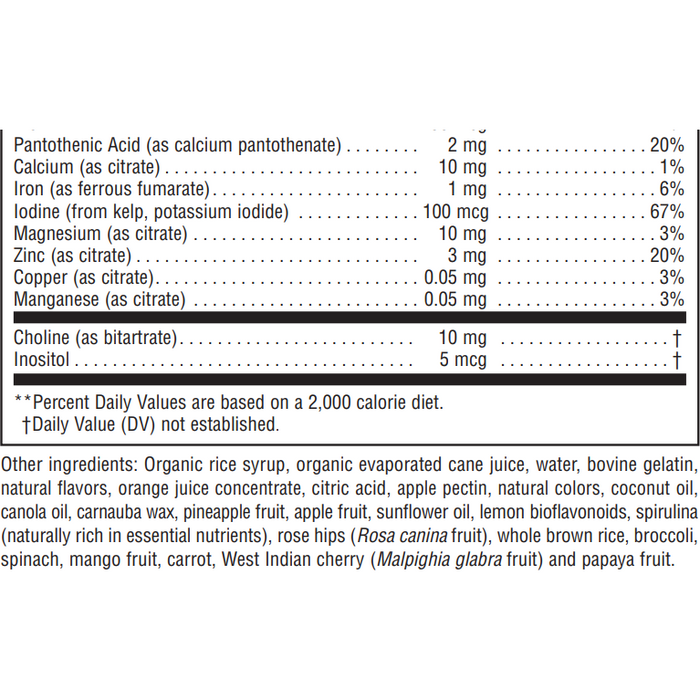 Multi-Vitamin/Mineral Gummies