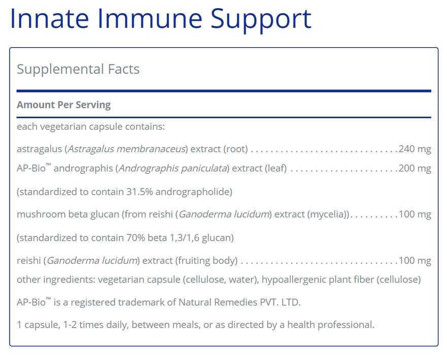 Innate Immune Support