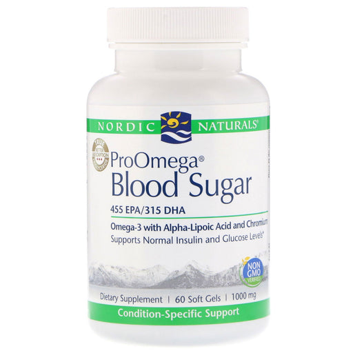 ProOmega Blood Sugar (Currently on back order with manufacturer)