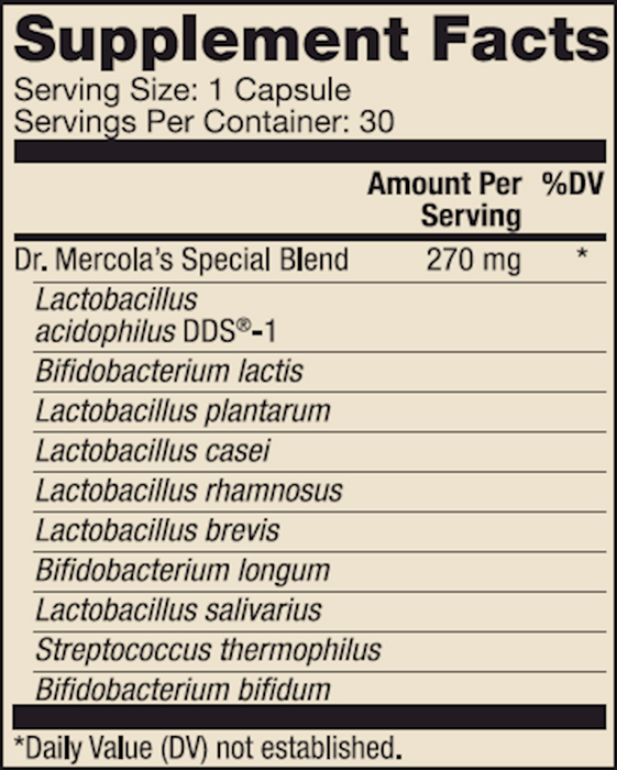 Complete Probiotics 70 Bill CFU