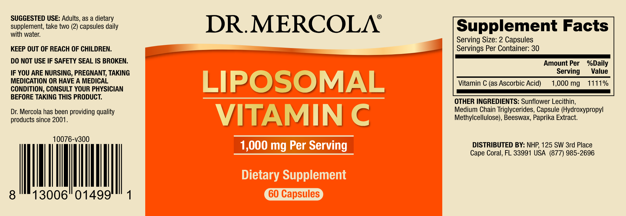 Dr. Mercola Liposomal Vitamin C