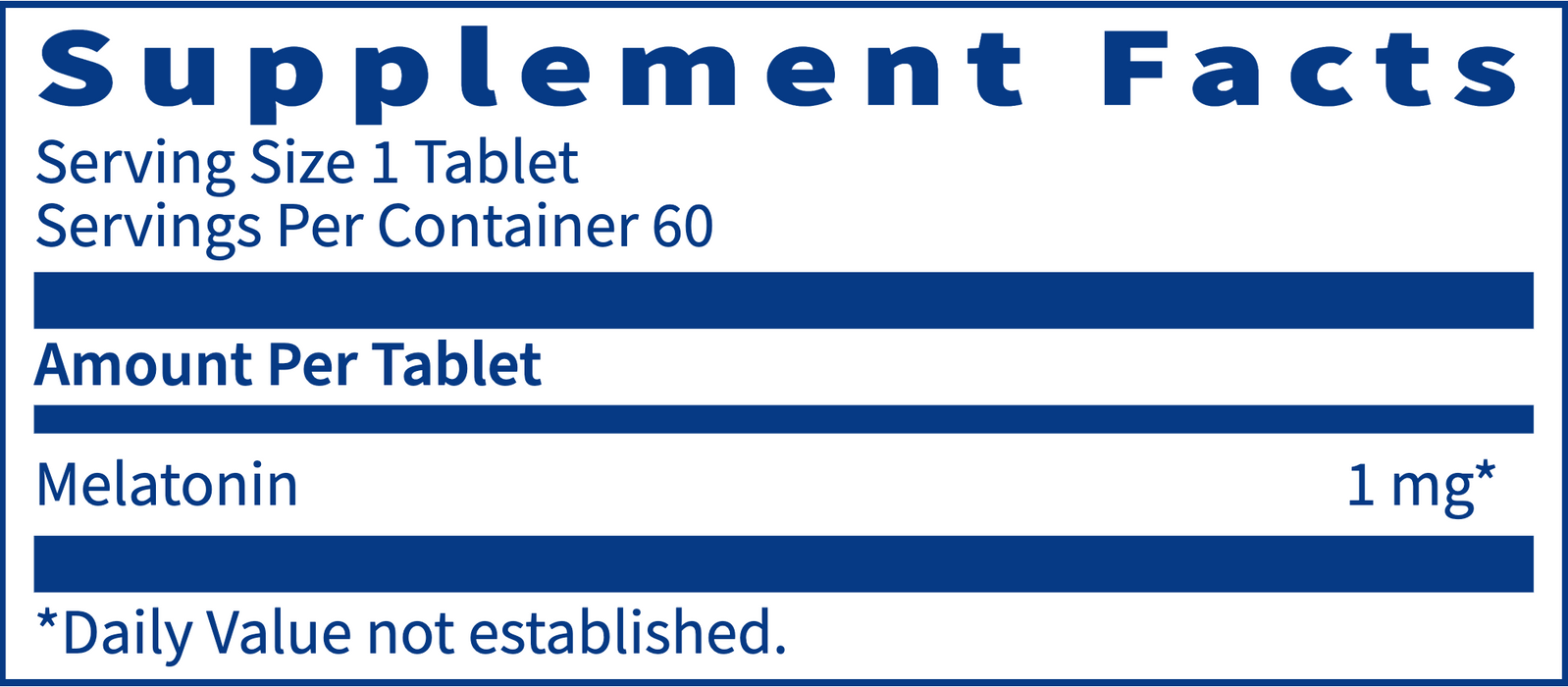 Melatonin (1 mg)